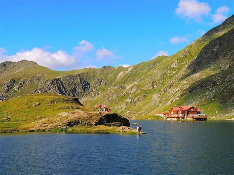 Online crop | HD wallpaper: balea lac, romania, water, reflections ...