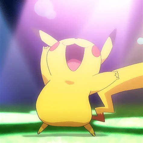 pikachu girl gif - Buscar con Google Ash E Pikachu, Pikachu Memes ...