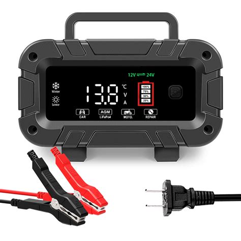 bettery Charger, 12V and 24V Smart Automatic bettery Charger ...