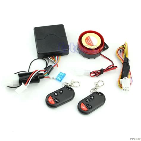 Motorcycle Bike Security Alarm System Immobiliser Remote Control Engine ...