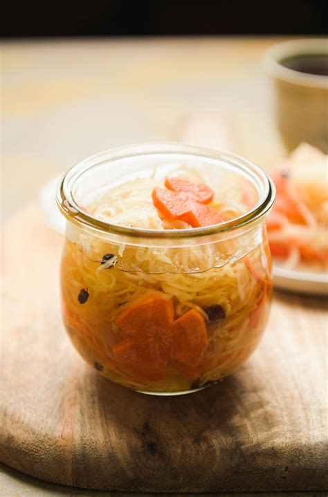 Atchara (Filipino Pickled Green Papaya) | Lemons + Anchovies