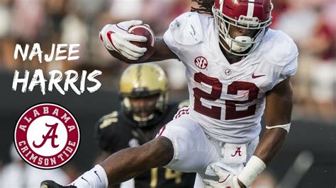 Najee Harris || "The Hurdler" || Alabama Highlights || 2017 - YouTube