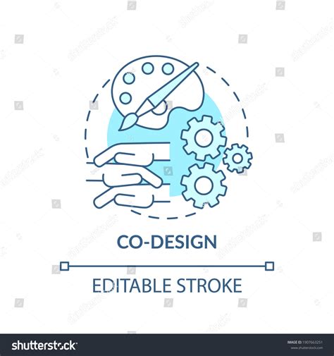 Codesign Concept Icon Coproduction Element Idea Stock Vector (Royalty ...