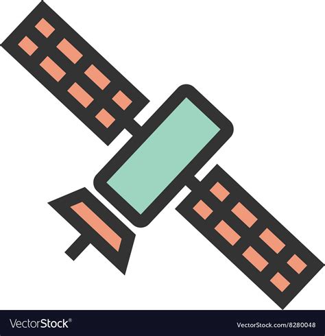 Satellite i Royalty Free Vector Image - VectorStock