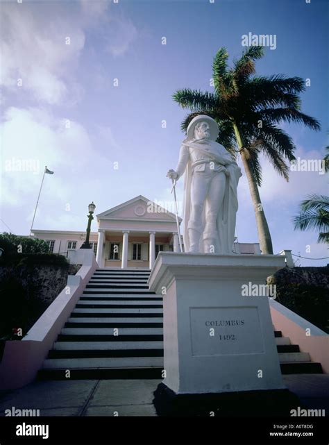 Statue of Columbus Stock Photo - Alamy