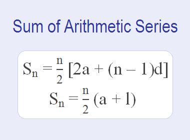 10 Math Problems: Sum of Arithmetic Series