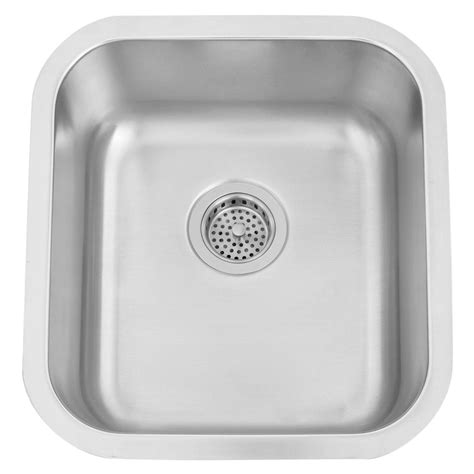 17" Infinite Stainless Steel Undermount Bar Sink | Bar sink, Stainless ...