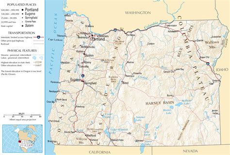 California Oregon Border Map - Printable Maps