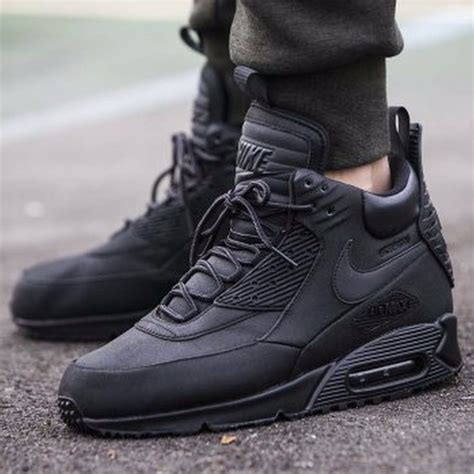 Nike Air Max 90 Sneakerboot WNTR Shoe Sz 9 Mens Black/Black 684714-002 | Zapatos nike hombre ...