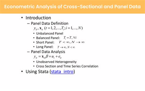 Cross-Sectional Data: Key Concepts and Analytical Approaches