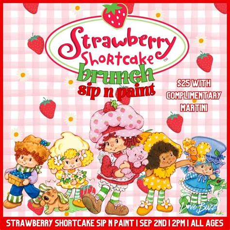 Strawberry Shortcake Sip and Paint Brunch?, Love Buzz, Mcallen, 2 ...