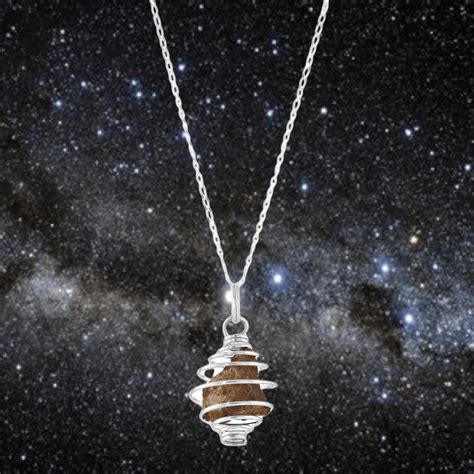 Meteorite Pendant and Necklace – My Lost Gems