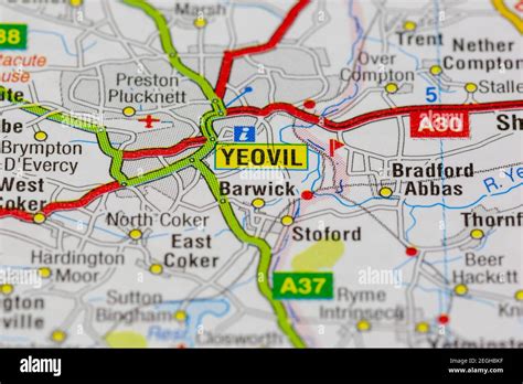 Map Of Yeovil Town Centre