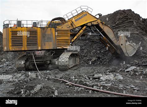 Komatsu mining excavator Stock Photo, Royalty Free Image: 102798014 - Alamy