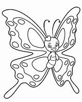 Adorable Butterfly Coloring Page  Free Printable Pages For Kids sketch template
