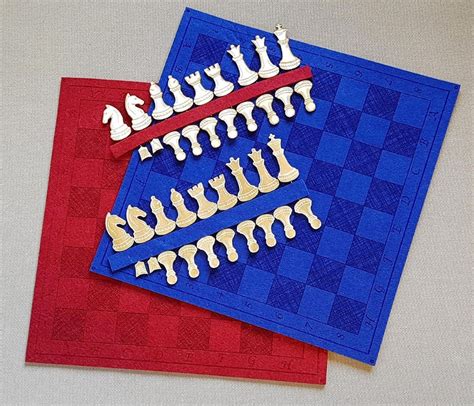 The Felt+Pin chess set is basically a large, playful pincushion ...