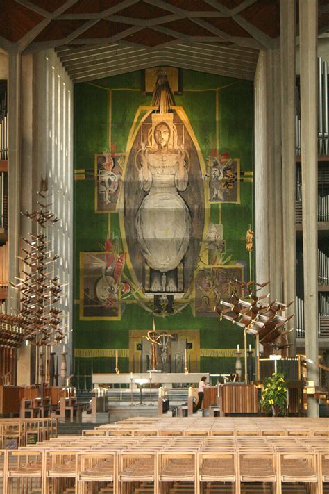 Tapestry in the nave of Coventry Cathedral, by Graham Sutherland ...