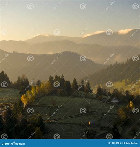 Autumn Sunrise in Mountains Stock Photo - Image of octobe, country ...