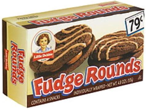 Little Debbie Pre-Priced Fudge Rounds - 4 ea, Nutrition Information | Innit