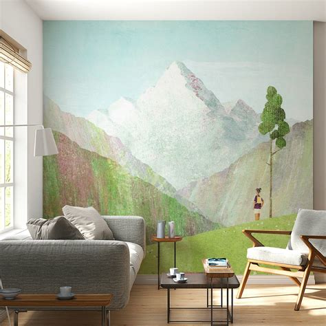 Mountain Valley Wallpaper - Transform Your Space with Stunning ...