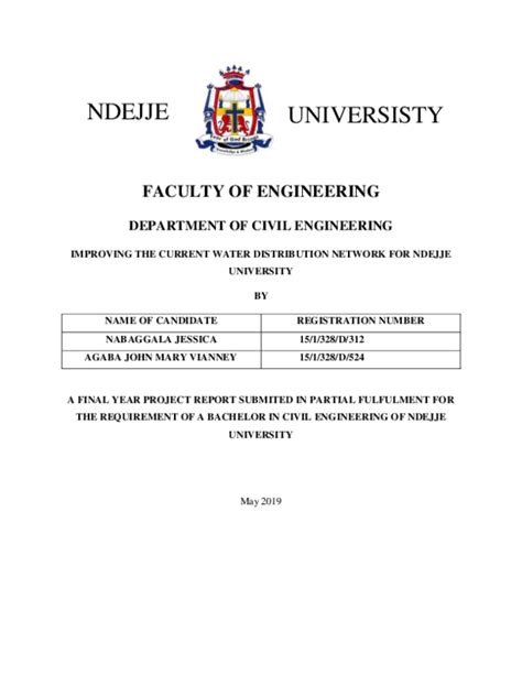 (PDF) INTEGRATING QGIS and EPANET RESEARCH AT NDEJJE UNIVERSITY UGANDA 20191104 34076 bn6tb0 ...