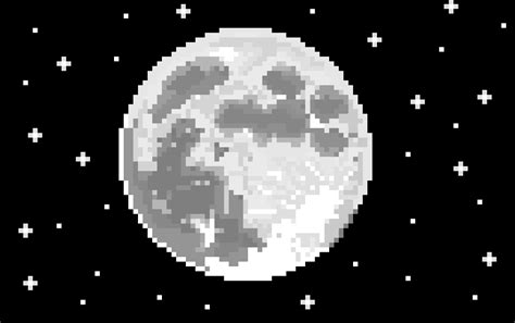 Moon : r/PixelArt