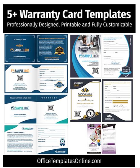 5+ Free Premium Warranty Card Templates for MS Word