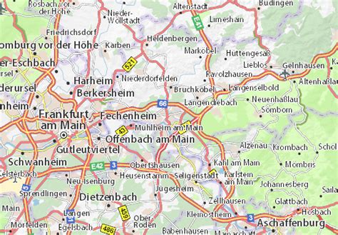 MICHELIN Hanau map - ViaMichelin