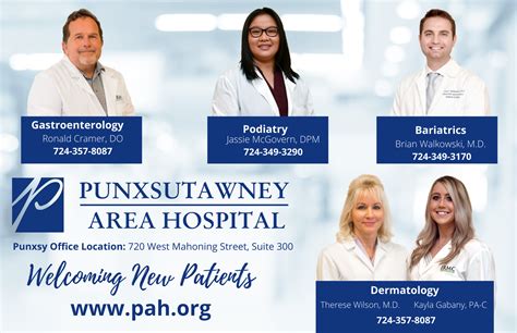 The Punxsutawney Area Hospital Expands Specialty Services ...