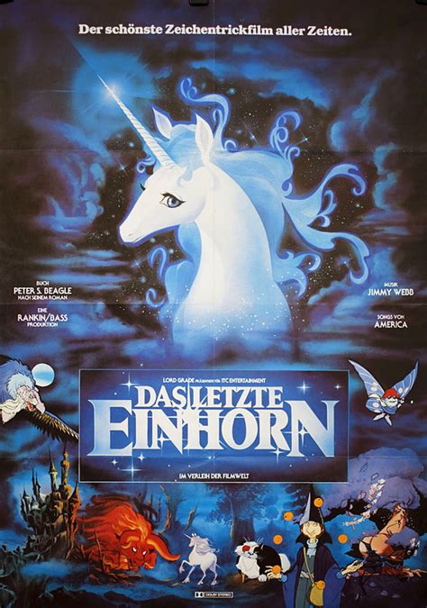 The Last Unicorn Original 1982 German A1 Movie Poster - Posteritati Movie Poster Gallery