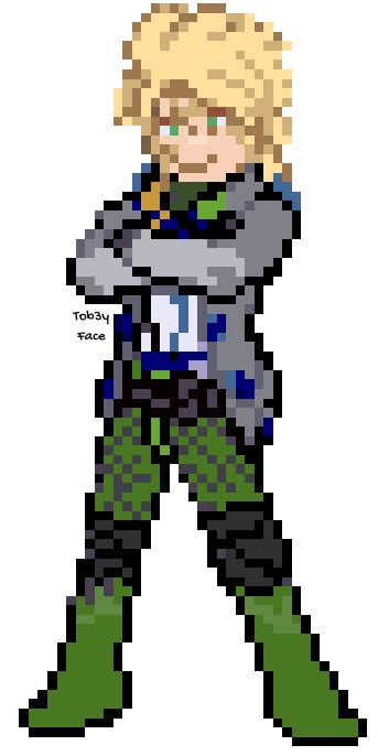 Here's a piece of halfway decent Lloyd pixel art : r/Ninjago