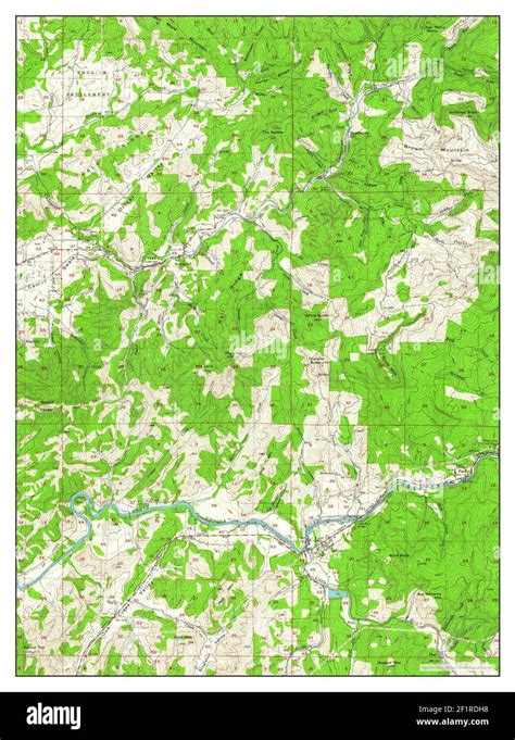 Glide, Oregon, map 1954, 1:62500, United States of America by Timeless Maps, data U.S ...