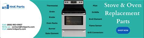 Reliable Oven & Stove Replacement Parts - - HnKParts