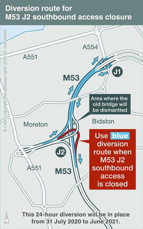 Remote-controlled transporters will slide 800-tonne bridge along M53 ...