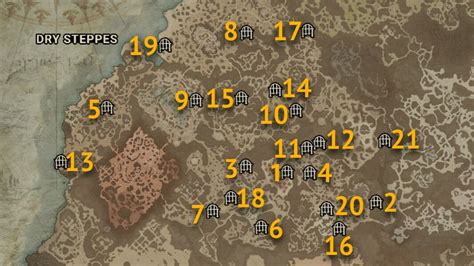 All Diablo 4 Dungeon Locations And Maps