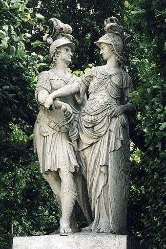 Sculptures - Ares and Athena at Schönbrunn