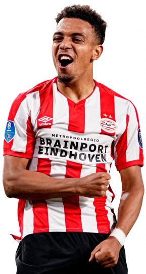 Donyell Malen PSV Eindhoven football render - FootyRenders