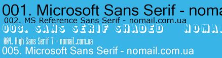 Microsoft Sans Serif: download for free and install for your website or Photoshop.