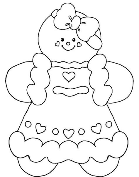 Gingerbread Man Coloring Pages To And Print For Free Printable ...