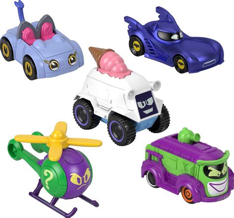 Fisher-Price DC Batwheels 1:55 Scale Vehicle Multipack, 5-Piece Diecast ...