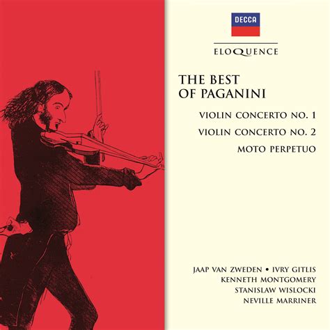 Paganini: Violin Concerto Nos. 1 & 2; Moto perpetuo - Eloquence Classics