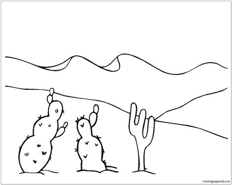 Desert Oasis Coloring Pages at GetDrawings | Free download