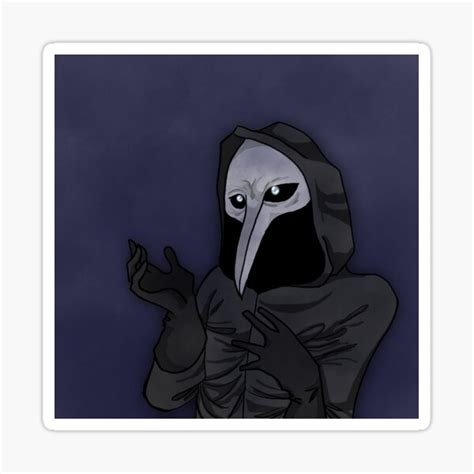 "SCP 049" Sticker for Sale by shaydowe | Redbubble