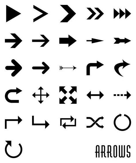 Arrow Photoshop Shapes | Photoshop shapes, Arrow signage, Text logo design