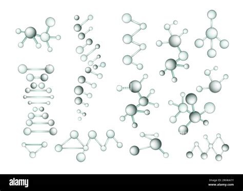 Molecule model set Stock Vector Image & Art - Alamy