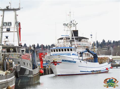 F/V Northwestern, Deadliest Catch Boat, West Wall Fishermen’s Terminal, Lightning Speed Crab Pot ...