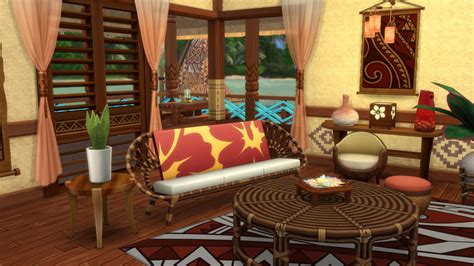 Island-Living-Livingroom - Sims Online