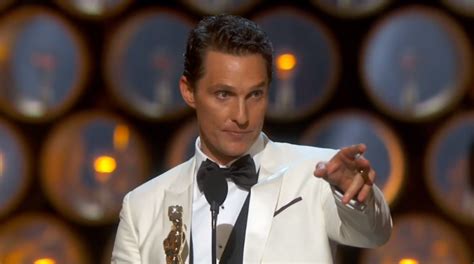 Matthew McConaughey Just Won an Oscar. Here Is His Acceptance Speech ...