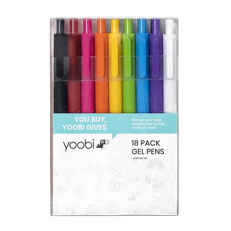 Wholesale Yoobi Scented Gel Pens - 18 Pack | DollarDays