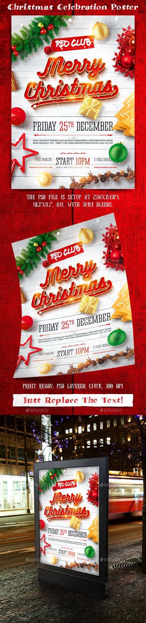 Pin on Christmas Flyer Templates